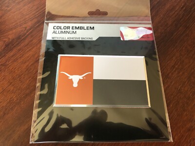 Team ProMark Texas Longhorns Logo State Flag Emblem Decal 4'' x 3'' - Brand New