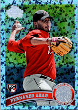 2011 Topps - Fernando Abad #491 Platinum Blue SP #’d /60 Houston Astros Rookie