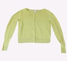 Girl's Cat  Jack Knitted Cardigan Size M 7/8 Long Sleeve