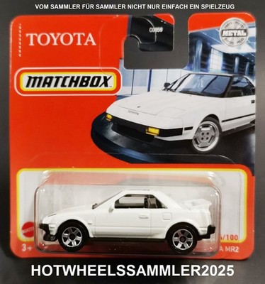 MATCHBOX ''1984 TOYOTA MR2'' FARBE WEISS GXM32-LA10 OVP UNGEÖFFNET NEUWARE!