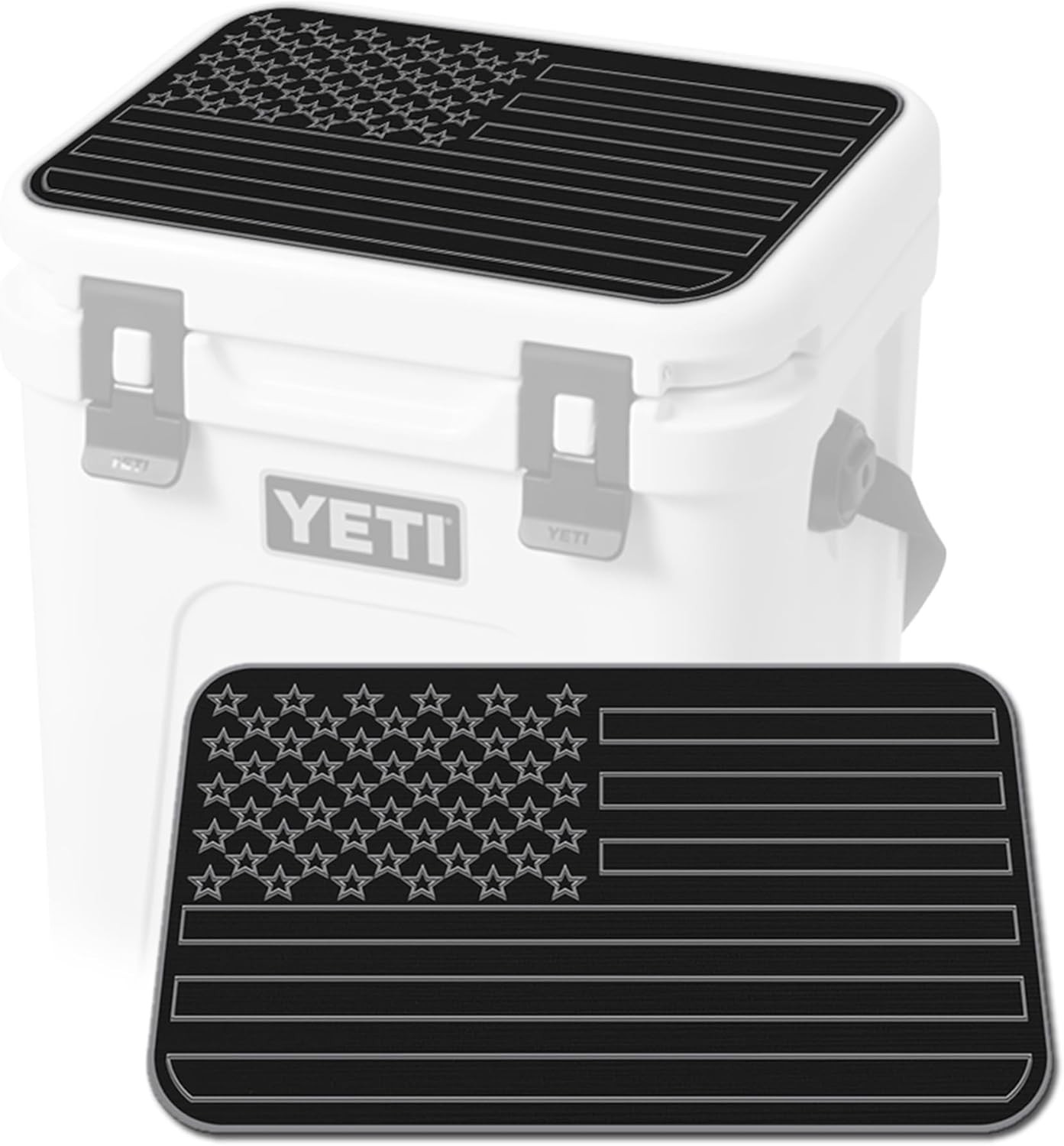 Pad - Non-slip Us Flag Design (black-stormgray)