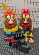 Vtg 1976 Hasbro Mr.  Mrs. Potato Head Toys Set with Many Accessories          