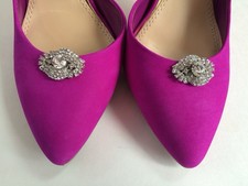 Crystal Shoe Clip Handmade with Swarovski Rhinestones