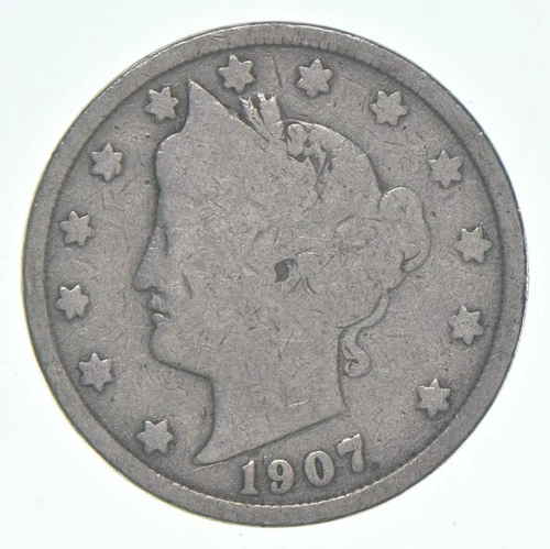 Photo of a 1907-P Liberty Nickel from an eBay listing that sold on Jul 19, 2026