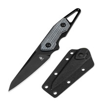 Kizer Groom Fixed Blade Knife D2 Steel Denim Micarta Handle With Sheath 1060A1