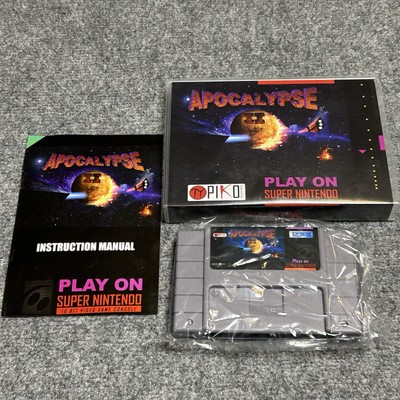 Apocalypse II Video Game 2  Piko Interactive SNES Super Nintendo Complete New