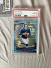 2025 Panini Prizm Jaxson Dart Blue Wave Prizm #332 Rookie PSA 10 Serial Numbered