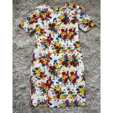 Vintage Brooks Brothers Dress Womens 8 Silk Floral Cottage Feminine Career Zip