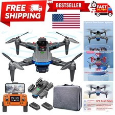 360° Obstacle Avoidance Brushless GPS Drone with Camera for Adults 4K Smart F...
