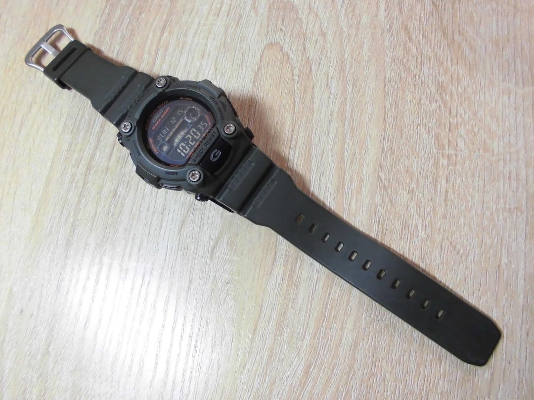 Casio G-Shock Gr-7900Kg Tide Graph Khaki Tough Solar Digital