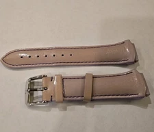TechnoMarine Cruise Ladies Watch Strap Band Lavender Beige Patent Leather 17mm