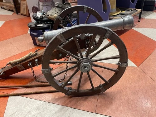 CIVIL WAR CANNON DAHLGREN 1861 AMERICAN FIELD VINTAGE Model Wood Metal Nice Cond