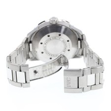 IWC AQUATIMER 2000 IW356801 44mm SS Black Dial Automatic Date #C424 2