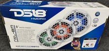 DS18 NXL-8M 8" 2-WAY MARINE SPEAKER SYSTEM/375 MAX/125 RMS FOR ALL ELEMENTS/RGB