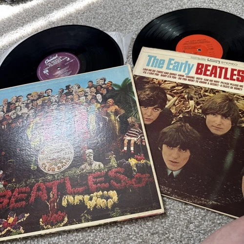 Lot of 2 BEATLES Sgt Pepper; Early Beatles
