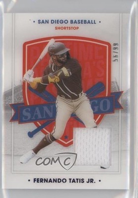 2021 Chronicles America's Pastime Swatches Blue 56/99 Fernando Tatis Jr #80 1u6