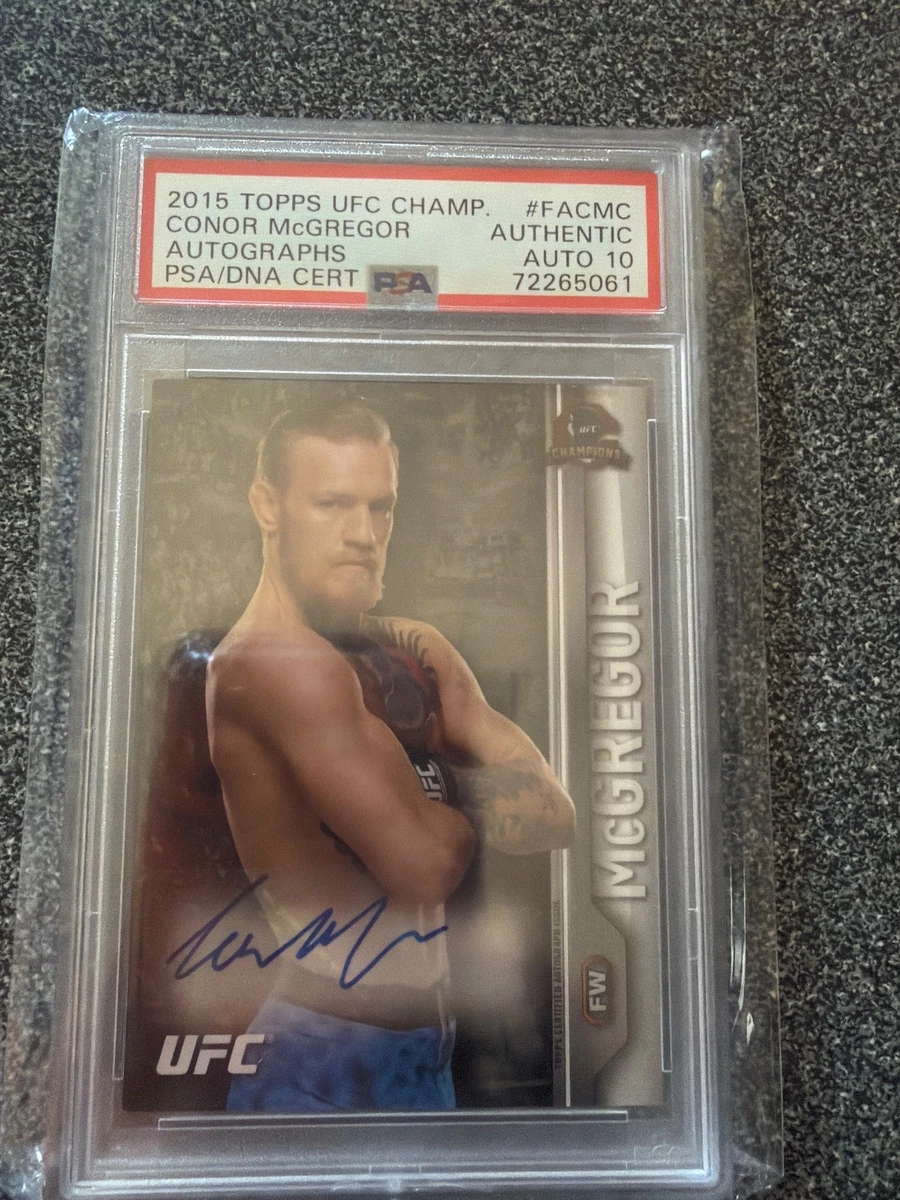 2015 Topps UFC Champions - Conor McGregor #FA-CMC for sale | eBay
