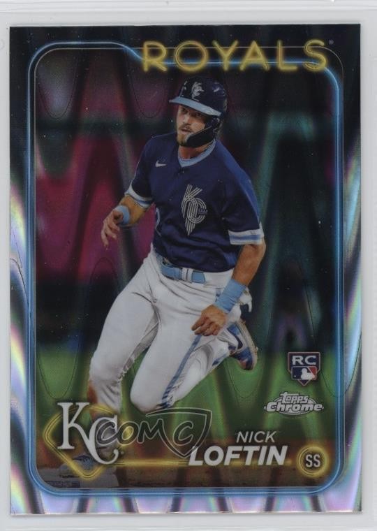 2024 Topps Chrome RayWave Refractor Nick Loftin #183 0bc0