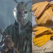 Hand Armor 3M Thinsulate Gloves Large Deerskin Leather Outdoor Jason Voorhees