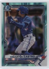 2021 Bowman Draft Chrome Aqua Lava Refractor 171/199 Rikelvin De Castro 13c1