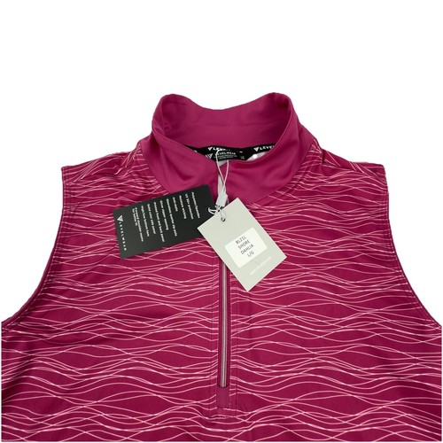 Polo sans manches Level Wear grand rose PDSF 60€ neuf avec étiquettes - Photo 2/9