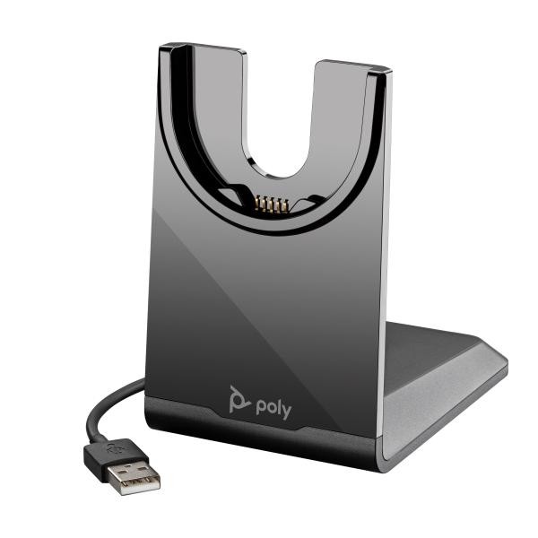 Hp Nero Poly Voyager Usb-A-Ladestation, Accessori Per Headset - Immagine 3