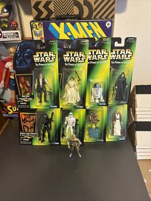 8 Star Wars Power Of The Force Action Figures Includes a loose C-3PO 