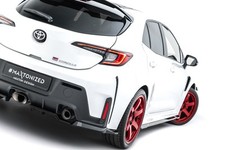 Heck Ansatz Flaps Diffusor V.1 für Toyota GR Corolla Mk12 schwarz Heckschürze 