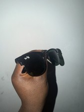 Rayban 3016 Club Master Black Sunglasses In Case Excellent Condition