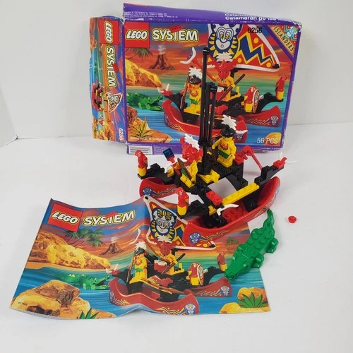 LEGO Pirates 6256 Islander Catamaran 98% complete