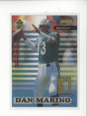 1999 Collector's Edge Supreme Markers #M3 Dan Marino Dolphins /5000 