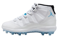 Men's 11  Nike Air Jordan 11 Retro MCS HM7326-104 Legend Blue Baseball Cleats
