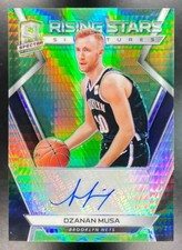 2018 Panini Spectra Dzanan Musa Rising Stars Sigs Neon Green Rookie Auto 22/49
