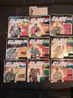 Vintage G.I. Joe File Card Tops Lot of 9 and Bazooka File Card