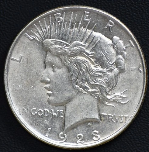 1923-D Peace Dollar  Choice AU
