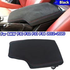 Alcantara Center Console Armrest Box Cover For BMW F30 F31 F32 F33 F34 F36 12-20