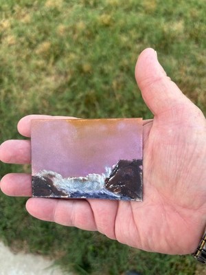 aceo original abstract 2.5x3.5 art card signed