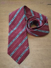 Elegante cravatta vintage in pura seta Céline Paris 