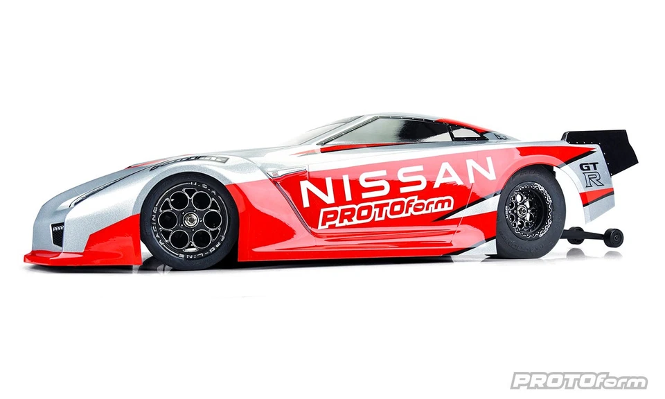 Protoform 1585-00 Nissan GT-R R35 Pro Mod Clear Body : Losi 22S No Prep Drag Car - Image 4 of 4