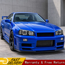 Pair Gtr R34 Headlights For 1998-2002 Nissan Skyline R34 Gtt Gtr Plug Play Pair Gtr R34 Headlights For 1998-2002 Nissan Skyline R34 Gtt Gtr Plug Play