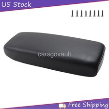 Black Full Center Console Armrest Lid Cushion Pad Top For Ford Ranger 04-11 Black Full Center Console Armrest Lid Cushion Pad Top For Ford Ranger 04-11