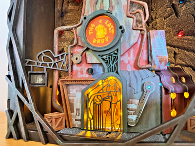 #ad Arcane #x27;The Last Drop#x27; Book Nook Handmade Diorama Collectible Fantasy Shelf $336.75