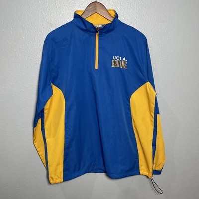 VTG Y2K Knights Apparel UCLA Bruins Windbreaker Jacket Mens M Blue Sports Warmer