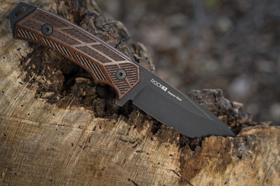 Woox Rock 62 Fixed Knife 4.25'' Sleipner Tool Steel Full Tang Blade Walnut Handle