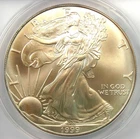 1999 American Silver Eagle Dollar $1 ASE -  ANACS MS70 - Rare Date in MS70