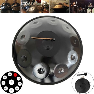 10 Notes Hand Drum Steel Tongue Drum Handpan Percussion Instrument