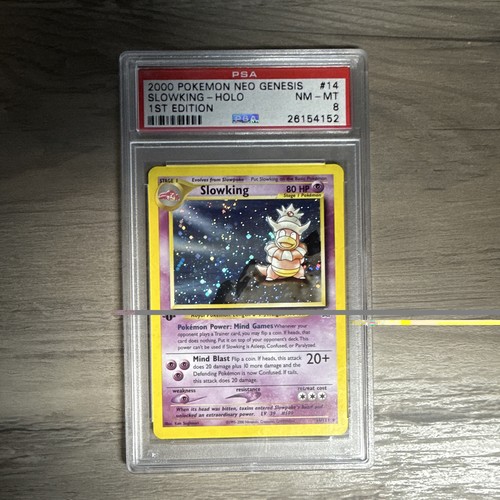 Slowking (1st Edition) graded PSA 8 for sale on eBay