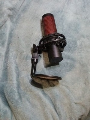 HyperX QuadCast 2 USB Microphone RGB Gaming Streaming Podcast Mic Black