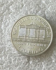 2026 Silver Austria Philharmonic Silver 1 oz .999 fine 1.5 euro BU 1oz coin