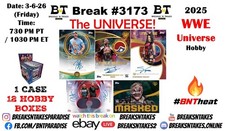 BIG E 2025 Topps WWE Universe Hobby CASE 12 BOX Break #3173